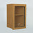 MedValue Wall Cabinet with Windows and Lock, 18 Inch