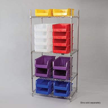 MedValue Stainless Steel Adjustable Wire Shelving