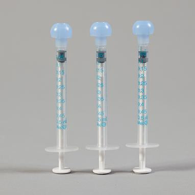 ExactaMed Oral Dispensers w/ Tip Caps, 0.5mL - Clear