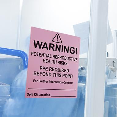 MedValue Reproductive Health Warning Cling