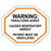 MedValue Warning Paralyzing Agent Clings, 3 x 3⅝"