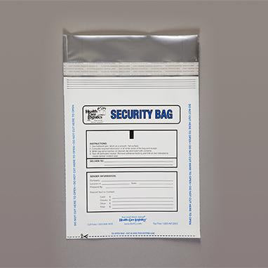 MedValue Standard Security Bags, White, 8 x 10