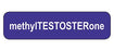 MedValue methylTESTOSTERone Label, Removable Adhesive