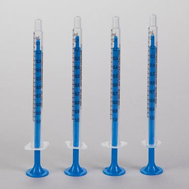 Comar® Oral Dispensers with Tip Caps, 1mL - Clear