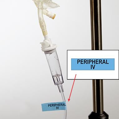 MedValue Peripheral IV Labeling Tape