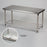 MedValue Stainless Steel Bench w/ Wire Shelf