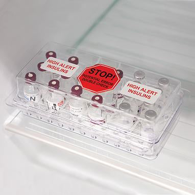 MedValue Covered High Alert Insulin Tray