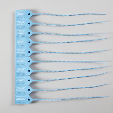 MedValue Pull-Tight Seals - Numbered, Blue, Case