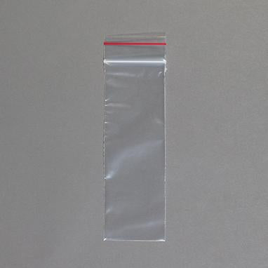 Premium Red Line Reclosable Bags, Single-Track, 2 x 6
