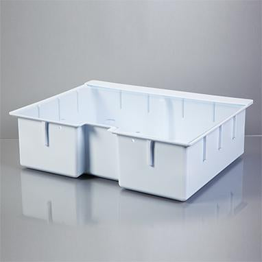 MedValue Deep Crash Cart Box with Clear Slide-In Lid for Metro® Lifeline Crash Cart