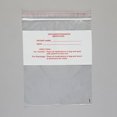 MedValue Discharge/Transfer Bags, 8 x 10