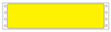 Medical Labels - Yellow Impact Labels, High Volume, 3-1/2" x 15/16"