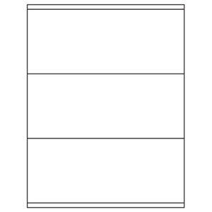Tabbies Laser / Inkjet Label Sheets, - 3-1/2" H x 8-1/2" W, - 300 per Pack - 40163