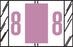 Tabbies Tab Product Compatible Numeric Label Rolls, 1"H x 1-1/2"W, 500 Per Roll