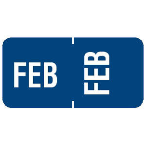 TABBIES® Month Label Packs, 1/2"H x 1"W, 100 Per Pack