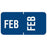 TABBIES® Month Label Packs, 1/2"H x 1"W, 100 Per Pack