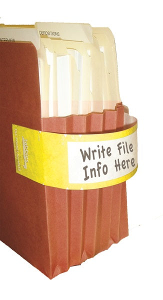 Tabbies File Pocket Handles - 9-5/8"W x 2"H	, 5 pack per Box