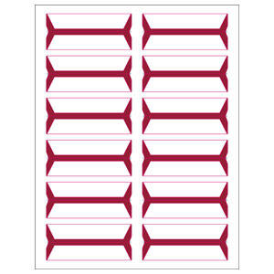 Tabbies Acme Abgor Compatible Wrap-Around File Folder Labels - 3/4" H x 3-1/2" W, - 240 per Pack