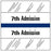 Tabbies  Admission Index Tabs & Chart Divider Sheets- 1-1/2"H x 1-1/2"W, 100 per Pack