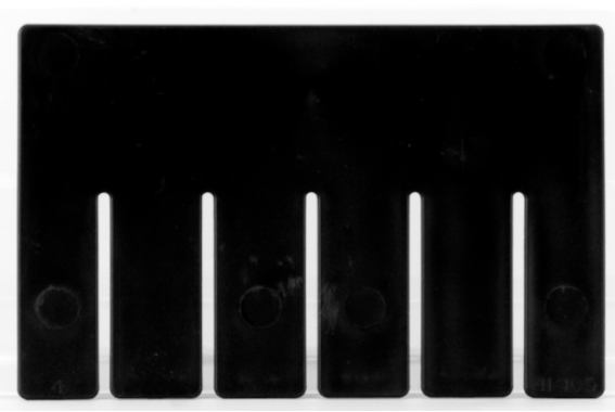 Super-Size AkroBins - Bin Width Divider 14-3/8 Inch Black Polypropylene - 41288