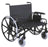 Regency XL 2000 Heavy Duty - Bariatric Wheelchair Dual Axle Full Length Arm Elevating Legrest Black Upholstery 32 Inch Seat Width Adult 700 lbs. Weight Capacity - 67322040