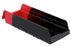 Indicator - Storage Bin Red / Black Plastic 4 X 6-5/8 X 17-7/8 Inch - 36468BLKRED
