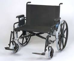Regency XL 2002 - Bariatric Wheelchair Full Length Arm Swing-Away Elevating Legrest Black Upholstery 28 Inch Seat Width Adult 600 lbs. Weight Capacity - 56281850