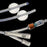 Cook Medical Universa Foley Catheter 3-Way 30 cc Balloon 16 Fr. Silicone - G53030