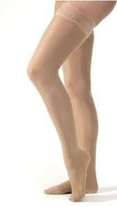 JOBST Ultrasheer - Compression Stocking Thigh High Medium Classic Black Closed Toe - 122271