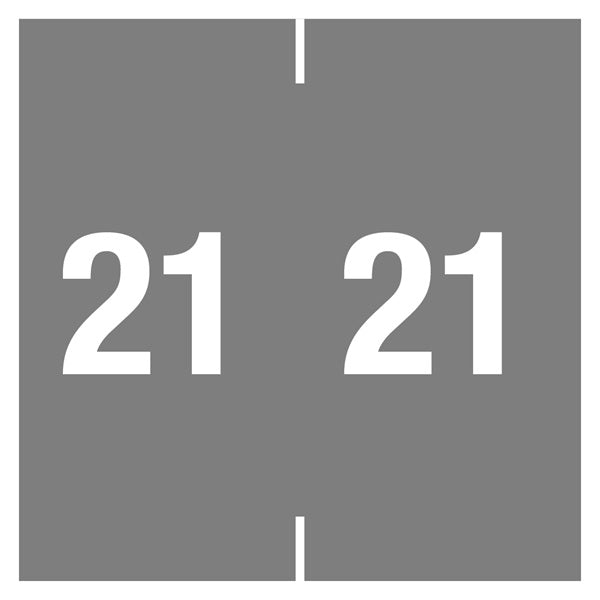 Tabbies Ames Compatible Yearcode Label Rolls, 1-7/8"H x 1-7/8"W, 500 Per Roll