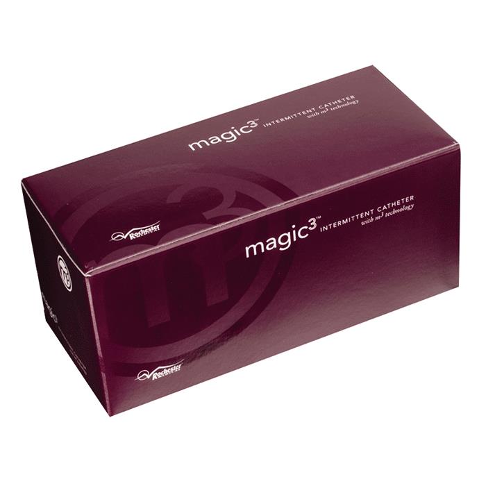 Bard Magic3 Urethral Catheter Straight Tip Hydrophilic Coated Silicone 20 Fr. 16 Inch - 53620