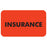 Tabbies Insurance Labels - 1-1/2"W x 7/8"H, 250 per Roll