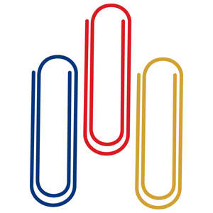 Tabbies Superclip, "Assorted" - "Plastic Tube", 100 Tube per Pack - 72005