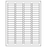 Tabbies Laser / Inkjet Blank Label Sheets, - Use Template No. 5167 - 1/2" H x 1-3/4" W, - 8,000 per Pack - 40150