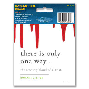 Tabbies Theology Inspirational Clings - 4-1/2"H x 4-1/2"W, 15 per Box
