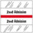 Tabbies  Admission Index Tabs & Chart Divider Sheets- 1-1/2"H x 1-1/2"W, 100 per Pack