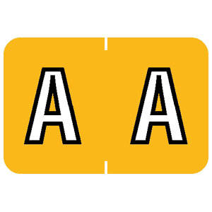Jewel Tone Alpha Label