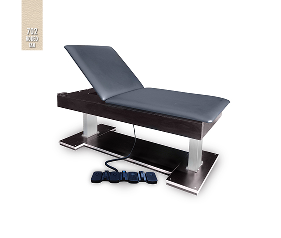Hausmamann Econo Bariatric Hi-Lo Treatment Table with Power Backrest - 78" x 32" x 22"-31"