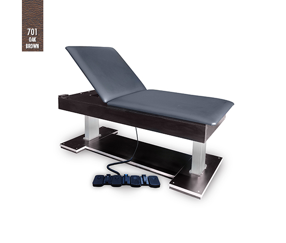 Hausmamann Econo Bariatric Hi-Lo Treatment Table with Power Backrest - 78" x 32" x 22"-31"