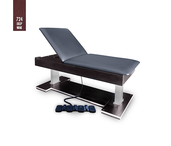 Hausmamann Econo Bariatric Hi-Lo Treatment Table with Power Backrest - 78" x 32" x 22"-31"