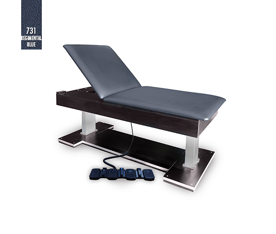 Hausmamann Econo Bariatric Hi-Lo Treatment Table with Power Backrest - 78" x 32" x 22"-31"