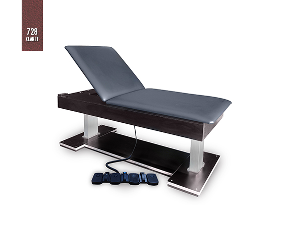Hausmamann Econo Bariatric Hi-Lo Treatment Table with Power Backrest - 78" x 32" x 22"-31"