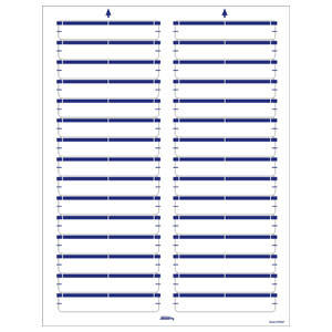 Tabbies Laser / Inkjet File Folder Labels - Laser Name Labels - 2/3" H x 3-7/16" W, - 750 per Pack