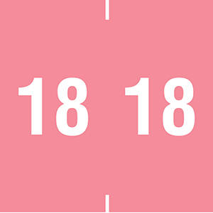 Tabbies Ames Compatible Yearcode Label Rolls, 1-7/8"H x 1-7/8"W, 500 Per Roll