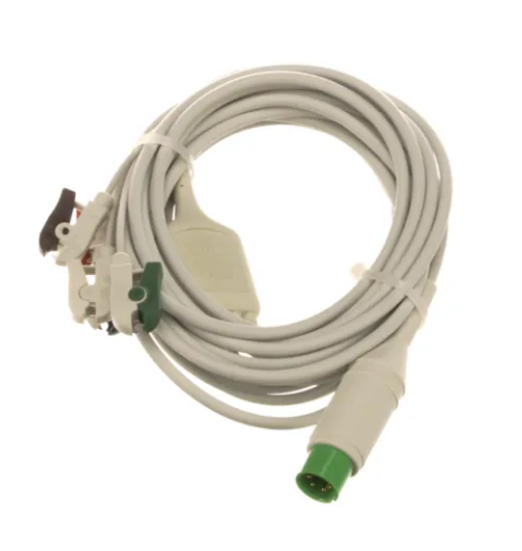 Welch Allyn ECG Cable 5 Lead Fixed AHA Clip, for Welch Allyn Surveyor S12/S19 - 9293-050-60