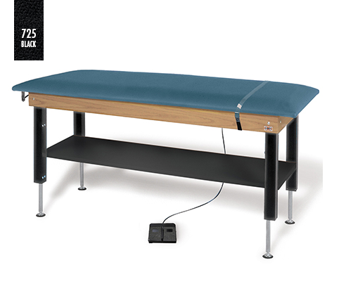 Hausmamann Hi-Lo Power Plinth Table with Shelf - 78" x 30" x 27"-37"