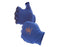 IMPACTO Glove Liner - Impact Glove Fingerless X-Large Blue Right Hand - 501-00R-XLG