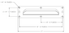 Stryker Wall Bracket for "Evacuation Chair" - 6254001026S