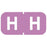 Tabbies Tab Products Compatible Alpha Label Rolls - 1/2"H x 1"W, 500 Per Roll