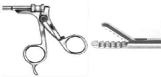 Spring Handle - Grasping Forceps